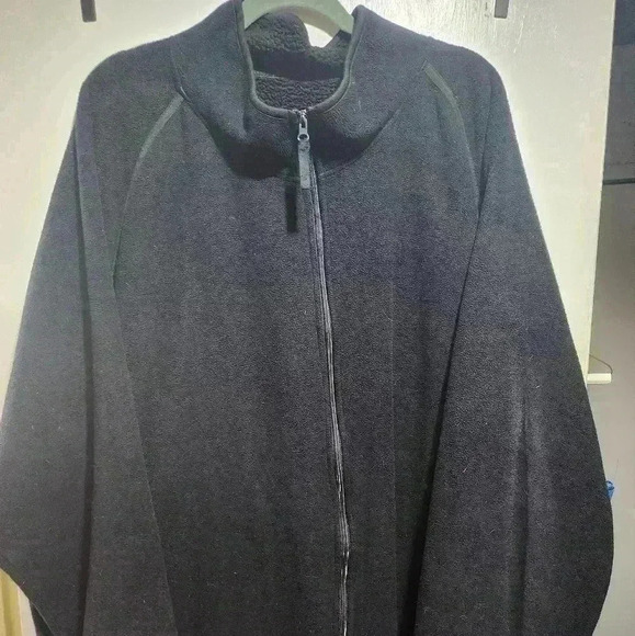 Mens Big and tall Navy Blue fleece jacket, size 4xl - Picture 1 of 8